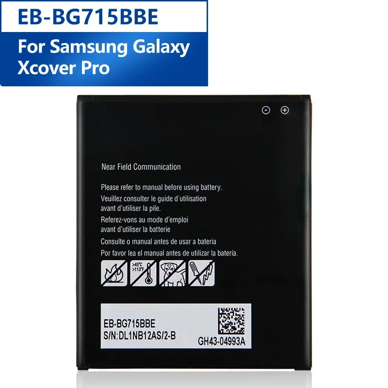 Batteria Di Ricambio Eb-Bg715Bbe Eb-Bg736Bbe Per Samsung Galaxy Xcover Pro Xcover6 Pro Batteria Ricaricabile 4050Mah