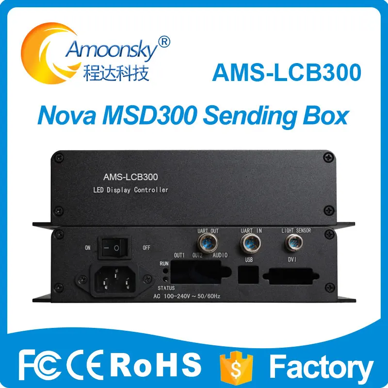 Amoonsky Lcb300 Led Display Sender Box Support Nova Msd300 Msd300-1 Come Ad Video Wall Controller Sincrono Mctrl300