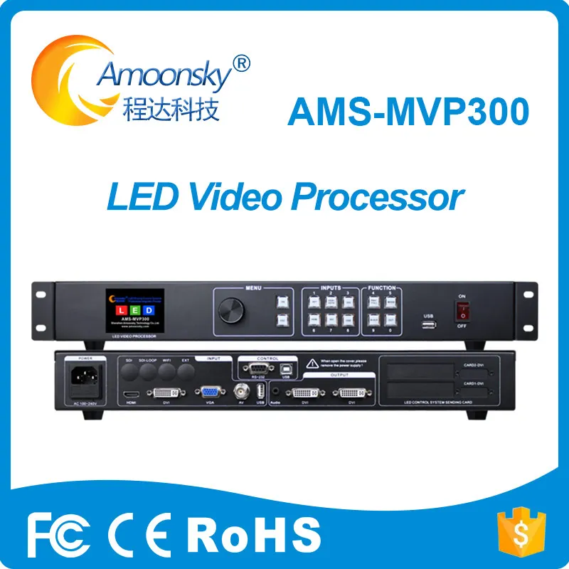 Mvp300 Video Wall Switcher Processor Led Video Noleggio Uso Supporto Linsn Ts802D Nova Card Msd300 Full Color Led Insegne Pubblicitarie