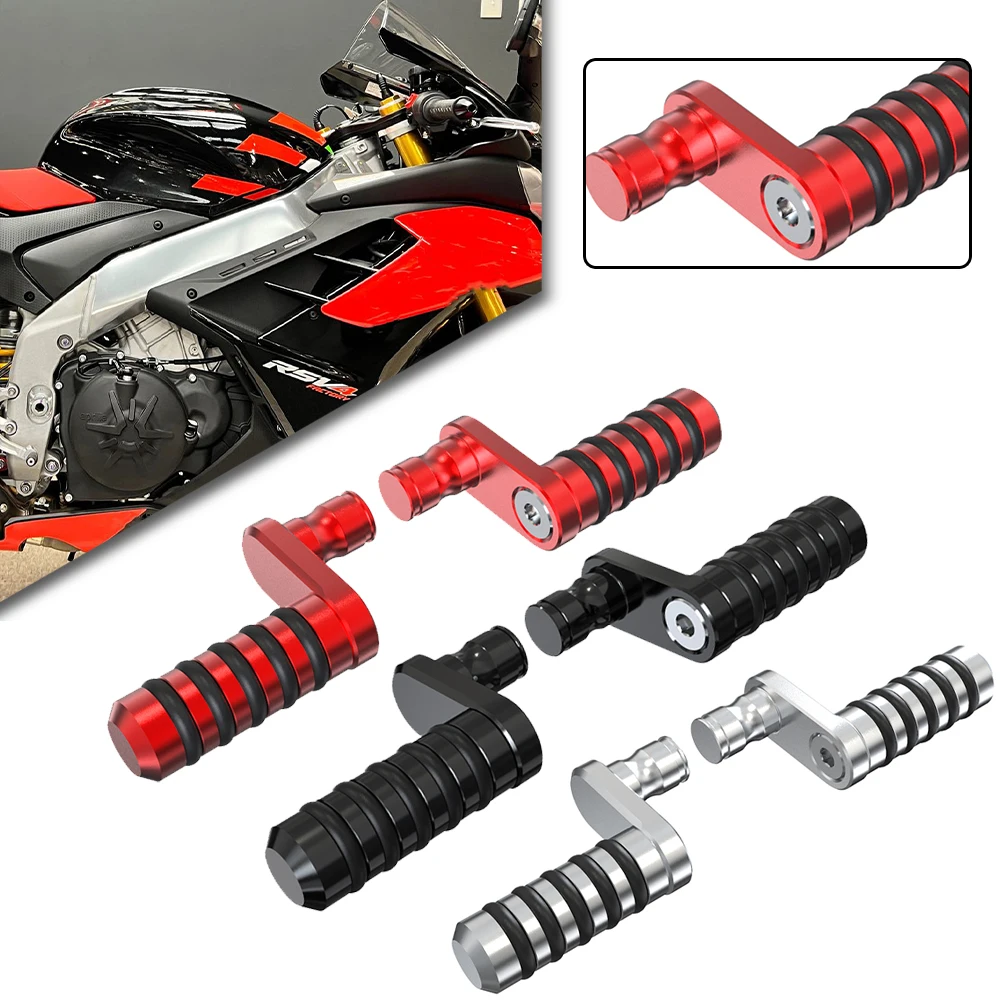 Per Aprilia Dorsoduro 900 750 1200 Shiver 900 Navi Shiver 750 Accessori Moto Cnc Pedale Freno Posteriore Leva Del Cambio Punta Peg