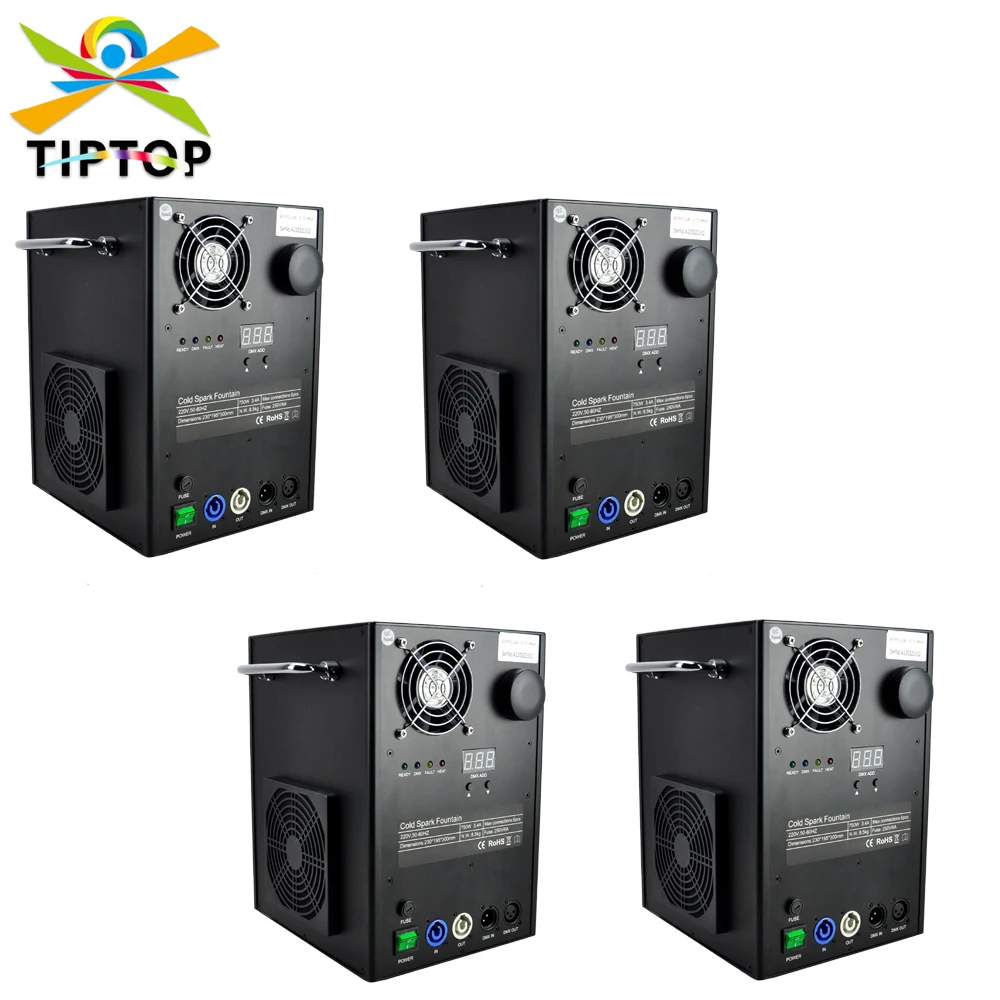 Sistema Di Effetti Per Fontane Per Fuochi D'Artificio Per Interni Tecnologia Tiptop Sparkular Mini Pirotecnica Per Interni Spark Safe Indoor Display S