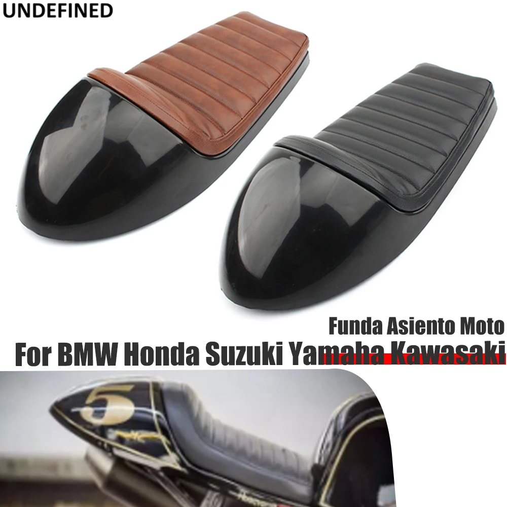 Per Honda Bmw Yamaha Suzuki Bobber Chopper Cafe Racer Seat Retro Seat Pan Base Sella Scrambler Cuscino Sedili Moto Vintage