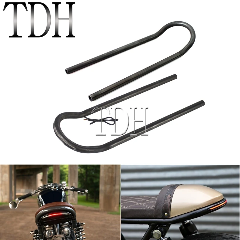 Cafe Racer Long Rear Seat Hoop Frame Loop Per Yamaha Scrambler Honda Cg125 Cb125 Cb750 Bmw R90 R80 R100 Xs650 Brat Upspazzato