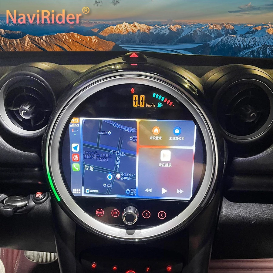 Schermo Autoradio Android 13 Per Mini Countryman R60 R54 Mini Cooper Navigazione Gps Radio Head Unit Carplay Dsp 4G Lte Network