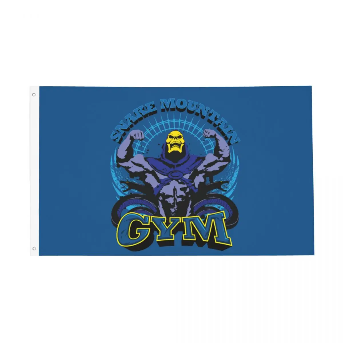 Snake Mountain Gym Workout Bodybuilding Fitness Flag Banner He-Man E The Masters Of The Universe Poliestere Wall Decor 3X5 Ft