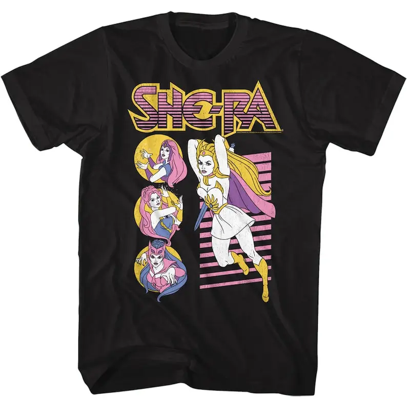 She Ra Princess Of Power He Man E The Masters Of The Universe Tv Shirt