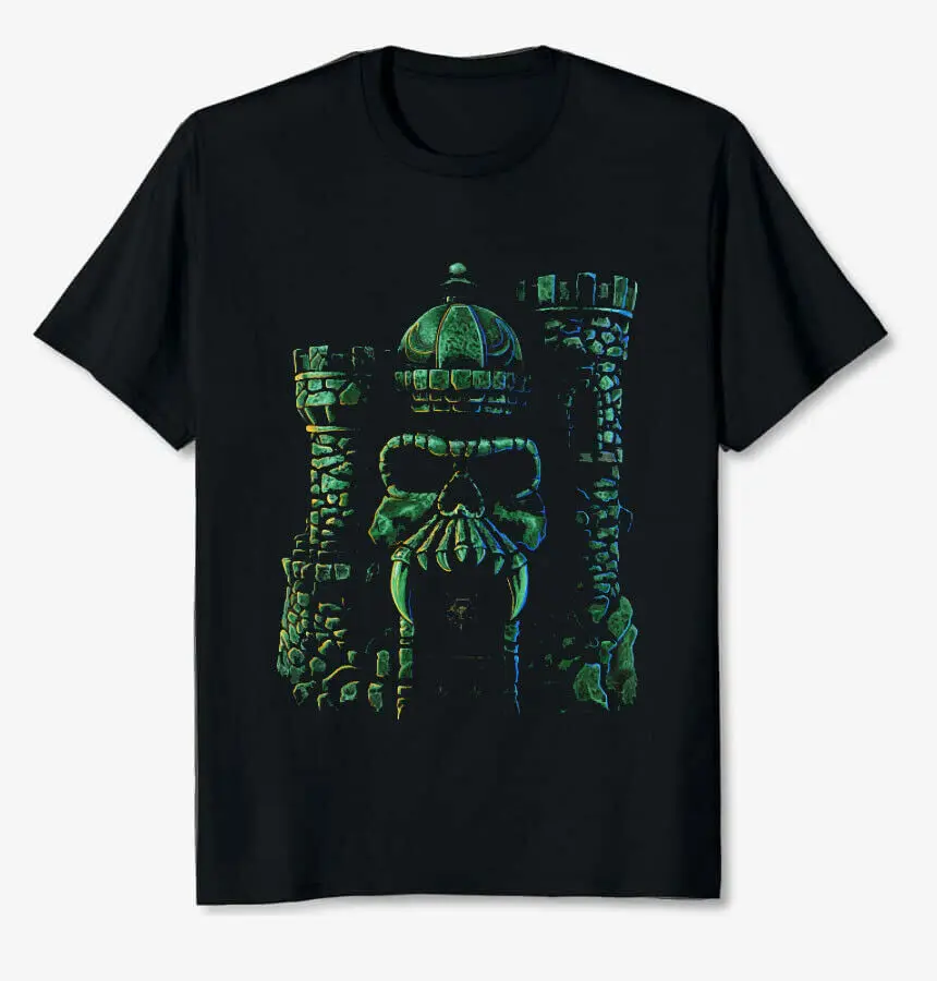 Classic Castle Grayskull Masters Of The Universe T-Shirt Taglia S-3Xl Colore Nero