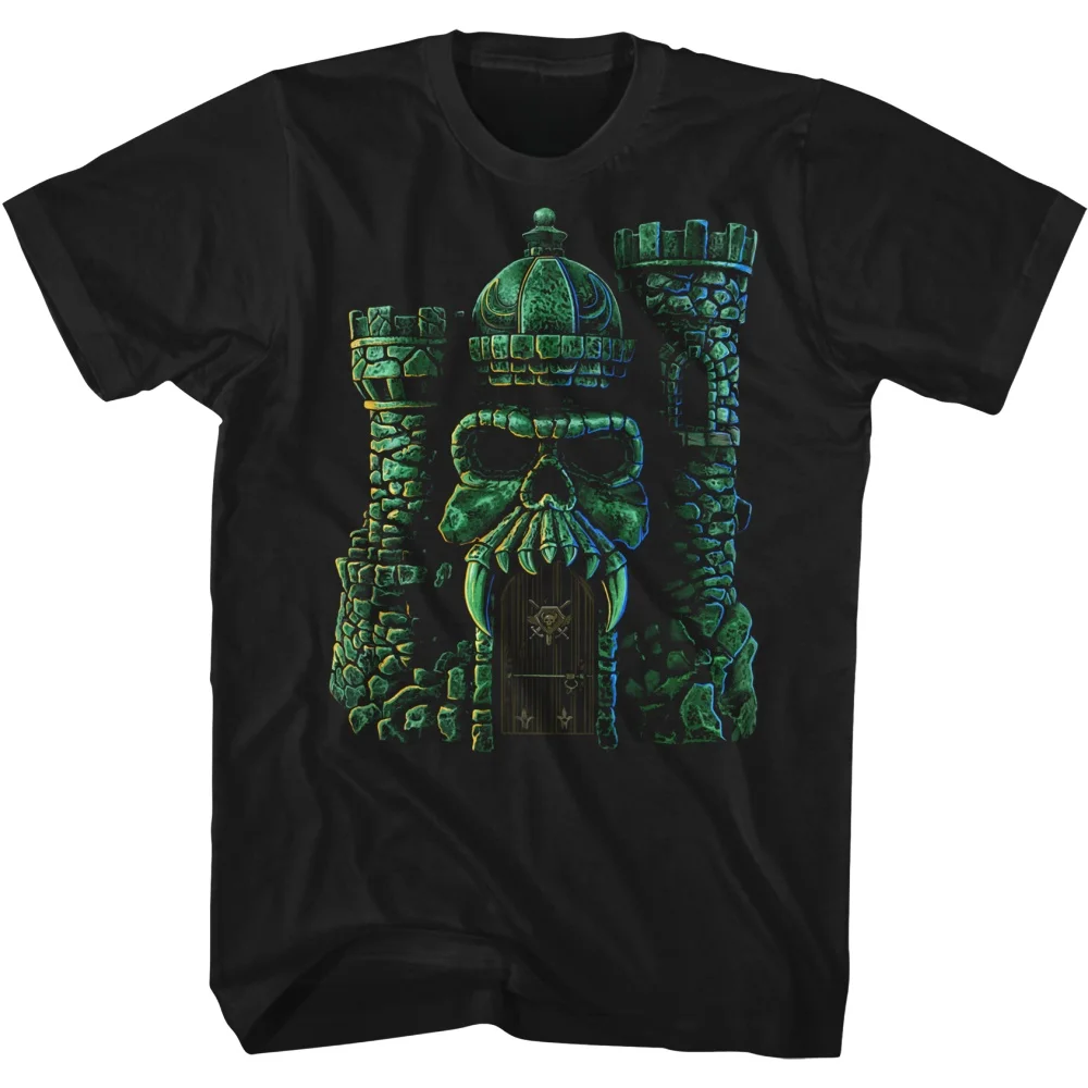 T-Shirt Classic Castle Grey Skull Masters Of The Universe