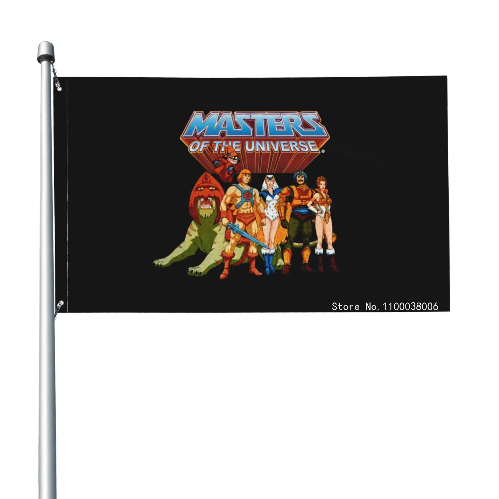 Masters Of The Universe He-Man Motu Flag Banner Vivid Cars Club Sports Club Holiday Sport Birthday Decoration