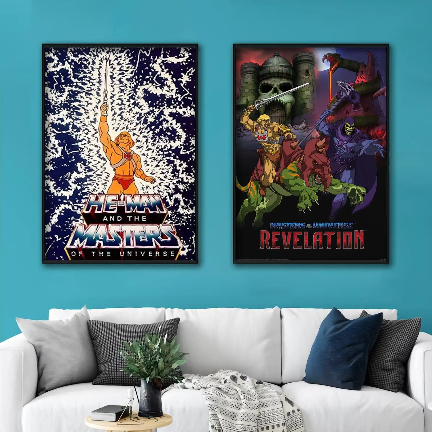 He-Man And The Masters Of The Universe Poster Su Tela Decorativa Poster Room Bar Cafe Decor Gift Print Art Wall Paintings