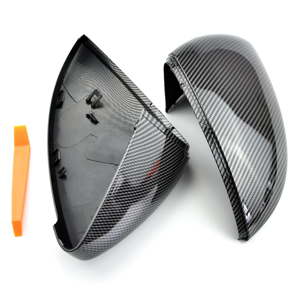 Per Vw Golf Mk7 Golf 7 Gti Tsi 2014 2015 2016 17 2018 Anteriore Sinistro Destro Nero Coperchio Specchietto Retrovisore Laterale