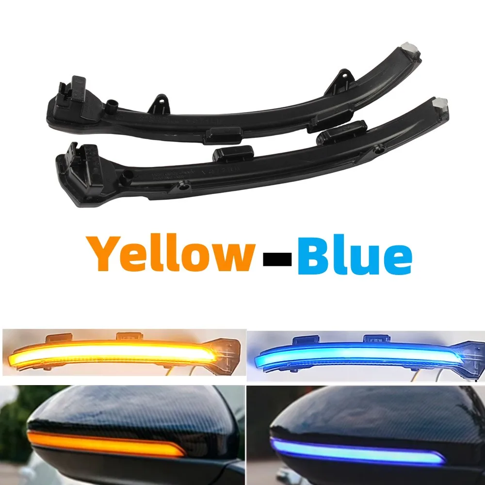 Indicatore Di Direzione Dinamico A Led Lampeggiante Indicatore Di Direzione Laterale Sequenziale Per Vw Golf 7 Gti R Gtd Mk7.5 13-19 Touran Mk7