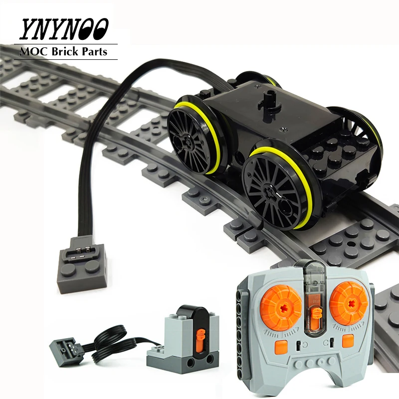 Compatibile Con Parti Ad Alta Tecnologia Del Motore Del Treno Della Città Funzioni Multiple Servo Blocks 10254 Train Engine 88002 Motor Pf Sets