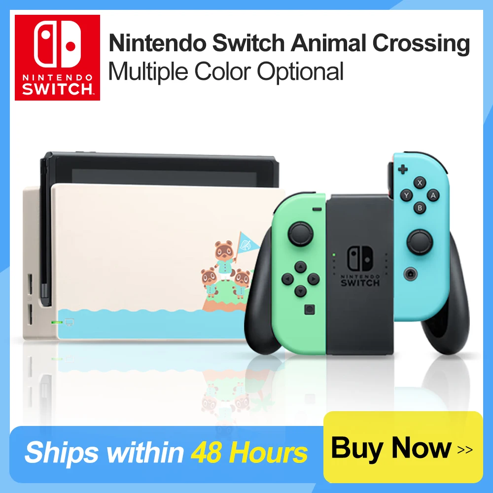 Console Di Gioco Nintendo Switch Animal Crossing Edition E Più Colori Opzionali Con Schermo Lcd Da 6.2 Pollici 3 Modalità Di Gioco