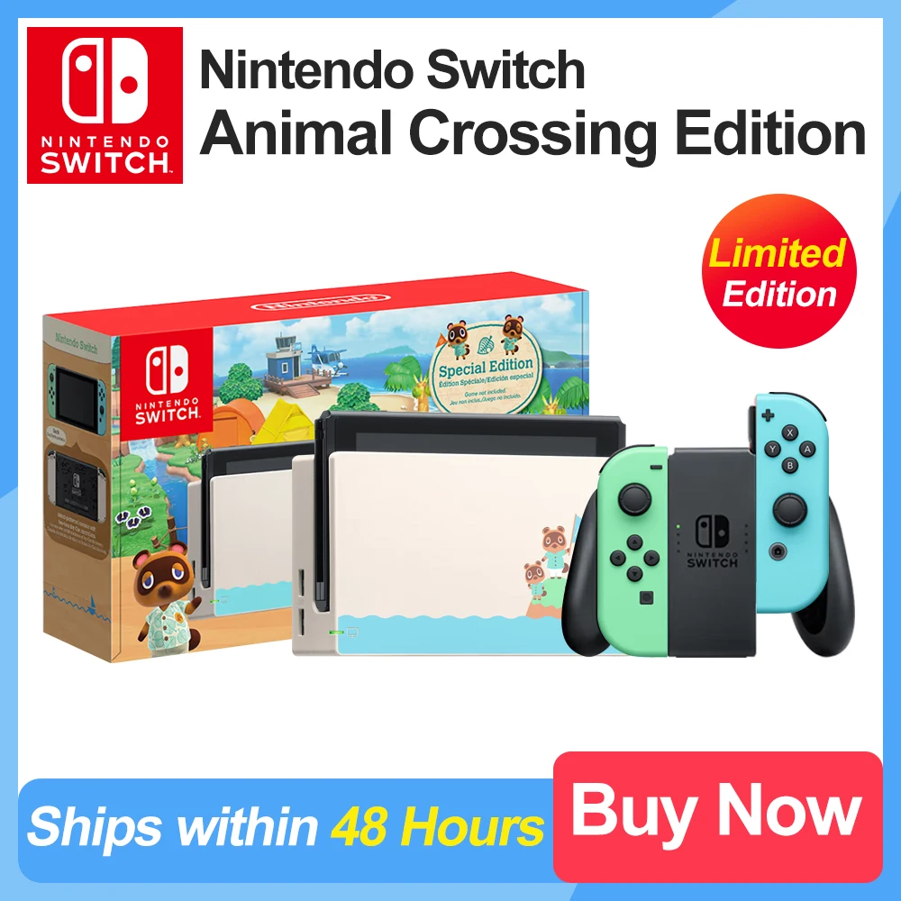 Console Di Gioco Nintendo Switch Animal Crossing Edition E Più Colori Opzionali Con Schermo Lcd Da 6.2 Pollici Disponibile Ora