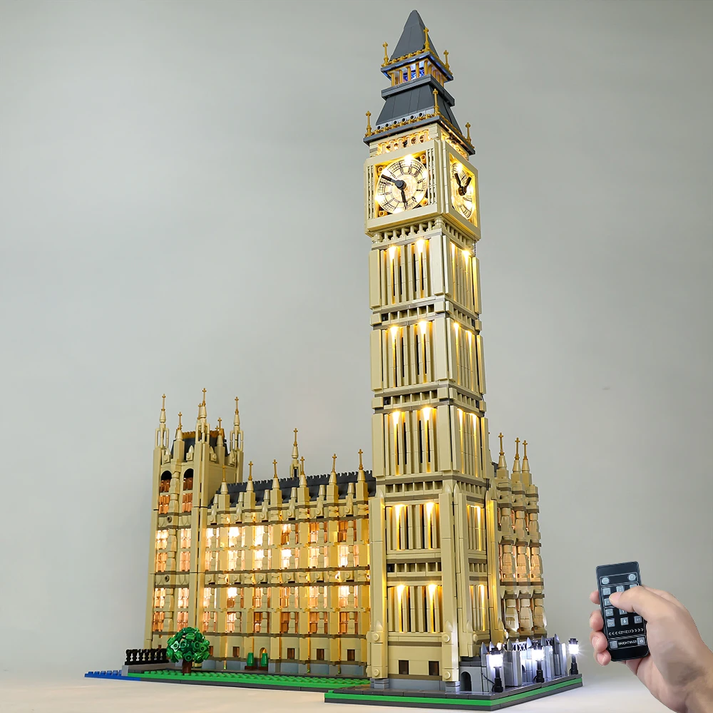 Kit Luce Led Per Creator 10253 City Streetview London Big Ben Bell Tower Building Blocks Kit Giocattolo Lampada Per Bambini Fai Da Te Non Includere Il