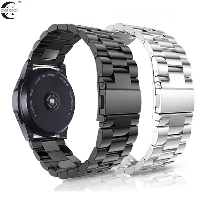 Cinturino Per Gear S2 Frontier Premium Cinturino Per Cinturino In Acciaio Inossidabile Solido Per Samsung Gear S2 Galaxy Watch S2 20Mm 22Mm