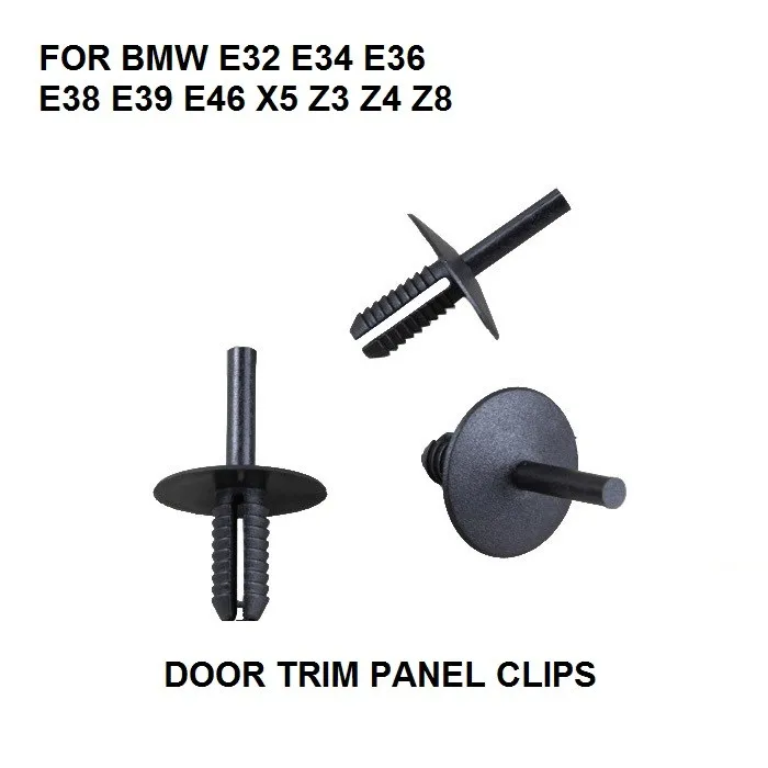 X10 Door Trim Panel Pinze Per Bmw E32 E34 E36 E38 E39 E46 X5 Z3 Z4 Z8 Spinta Rivet Rivestimento Del Paraurti Pinze
