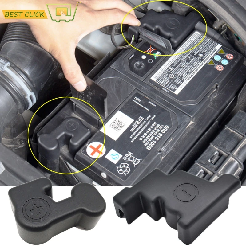 Per Vw Tiguan Touran Mk2 Atlas Teramont 2016 2017 2018 Batteria Elettrodo Negativo Positivo Vassoio Terminale Coperchio Palo