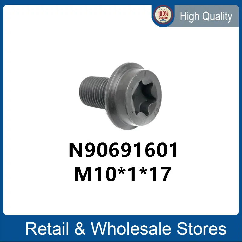 Bullone A Testa Bombata Muslimex M10X1X17 Con Testa A Esagono Incassato Per Vw Audi N 906 916 01 M10 * 1*17 M10 * 1*17Mm Muslimate