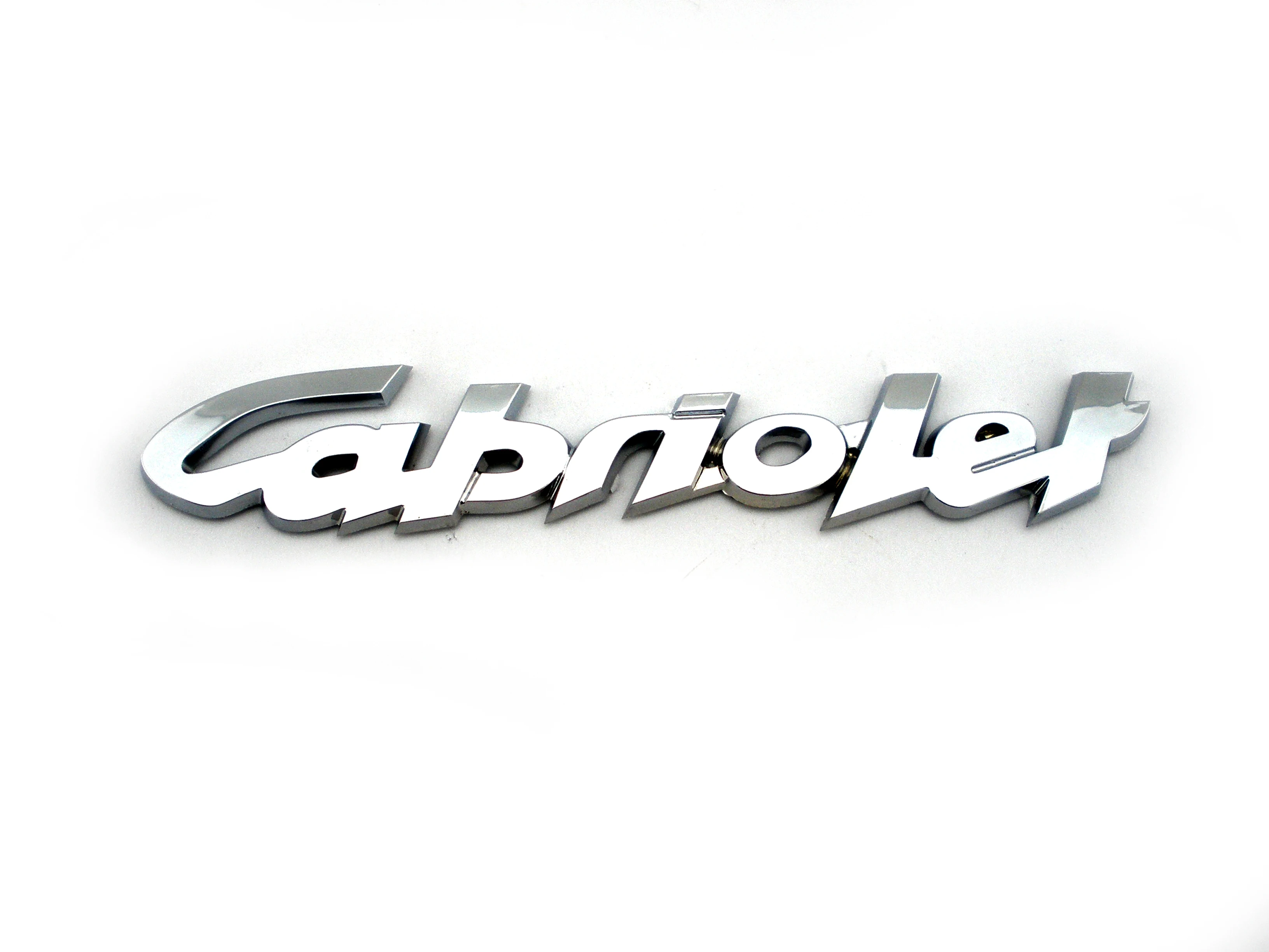 1 Pic Per Vw Mk1 Cabriolet Coperchio Del Bagagliaio Posteriore Boot Badge Emblem Logo Sticker Accessori Cromati Decorazione