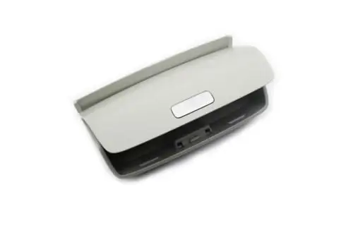 Trasporto Libero Sunglass Holder Con Alluminio Pulsante Di Apertura (Grigio) Per Il Vw Golf Mk5