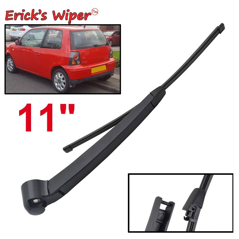 Ener'S Wiper 11 "Kit Spazzola Tergicristallo Posteriore E Braccio Per Seat Arosa Vw Lupo 1997 - 2004 Parabrezza Parabrezza Spazzola Antipioggia Per Au