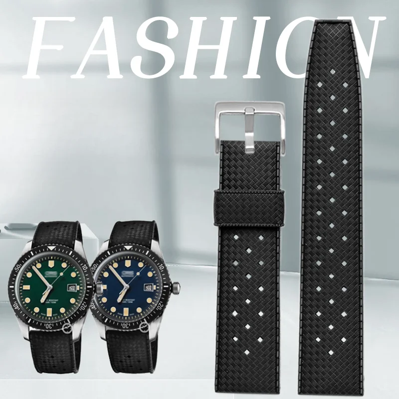 Per Oris Cinturino In Silicone Diving Series 65 Replica Edition Green Submariner Con Strumento 733 7720 Nero Verde Blu 22Mm Cinturini