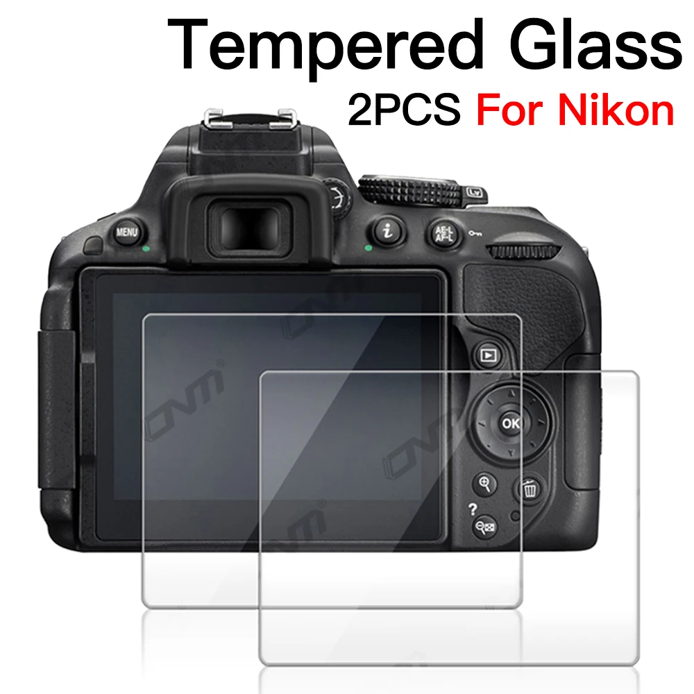 2 Pezzi Di Vetro Temperato Per Nikon D5600 D5300 Vetro Proteggi Schermo Antigraffio Per Nikon D5600 Pellicola Protettiva Per Fotocamera Protettiva