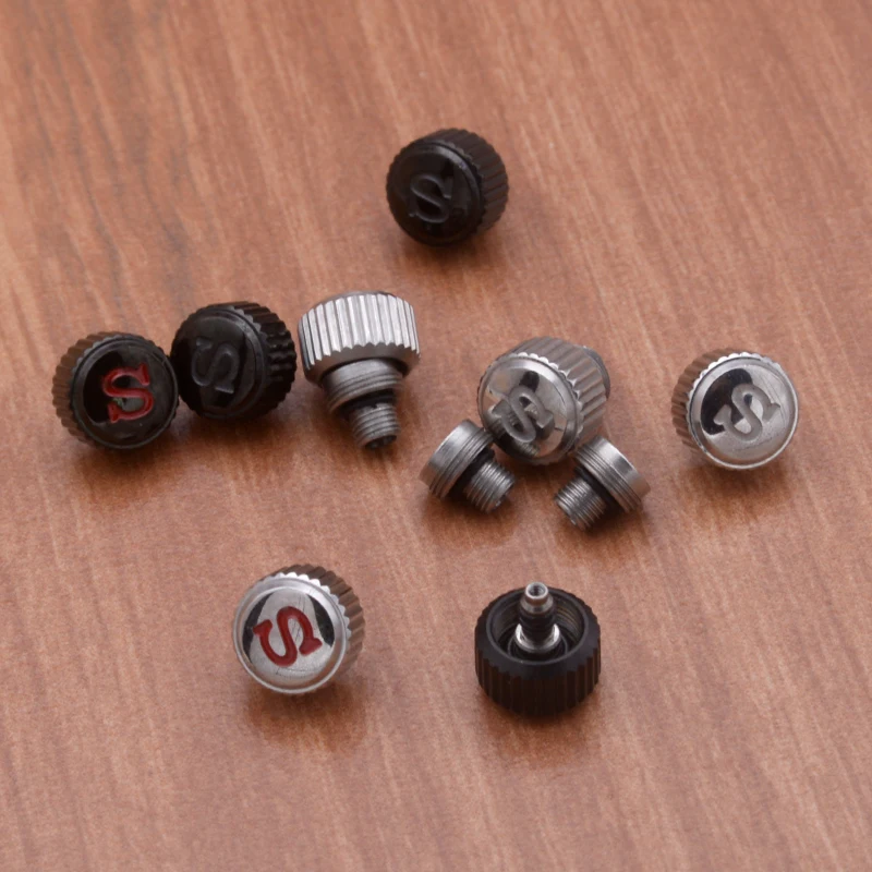 Seiko Mod Watch Crown Nh35 Crown Inciso Firmato 'S' Mod Per Seiko Skx007 Skx009 Skx013 Sprd Per Movimento 7 S26 4 R36 Nh36 Nh35