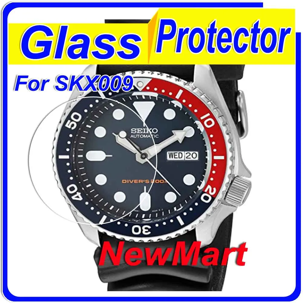 3 Pezzi Di Protezione In Vetro Per Skx009 Skx007 Snzf17 Skx173 Skx175 Skxa35 Skx013 Skz211 Snzf15 Snzg07 9H Protezione Temperata Per Seiko