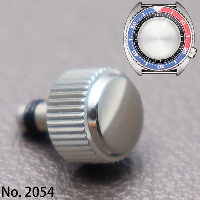 7.0Mm Skx Watch Crown Parts Accessori In Acciaio Inossidabile Per Seiko 45Mm Skx009 Skx013 Skx007 Custodie Nh35 Nh36 Movimento