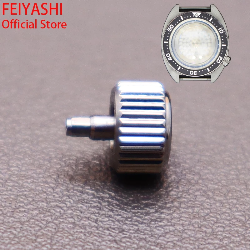 6.5Mm Watch Crown Accessori In Acciaio Inossidabile Parti Per Seiko 41Mm Skx Custodie Skx009 Skx013 Skx007 Nh35 Nh36 Movimento