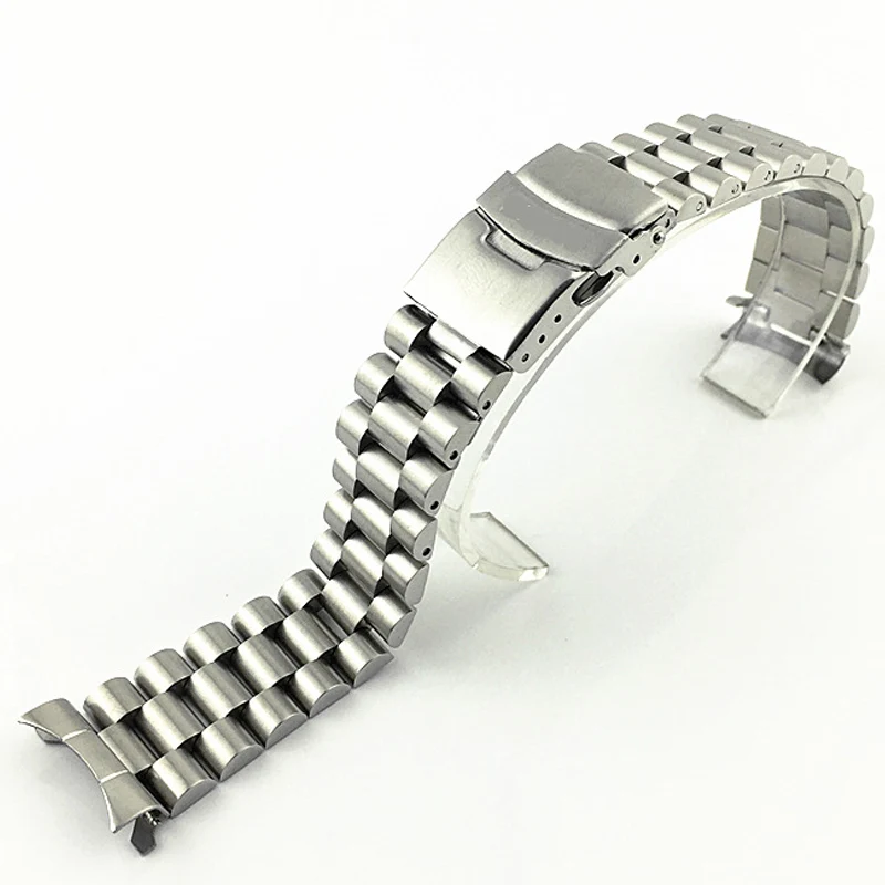 Cinturino Dell'Orologio Per Cinturino In Acciaio Inossidabile Seiko Skx009 316L Solido 18/19/20/21/22/23/24Mm Cinturini Di Ricambio