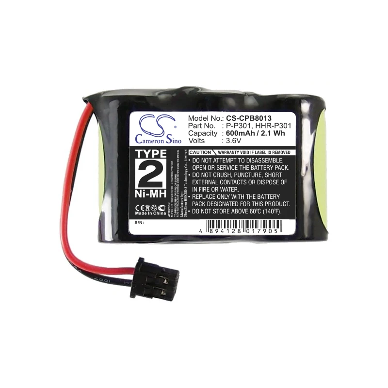 Batteria Cs 600Mah Per Panasonic 3807 Kx-T3610 Kx-T3620 Kx-T3640 Kx-T3705 Kx-T3710 Kx-T3712 Kx-T3720 Kx-T3725 Kx-T3730