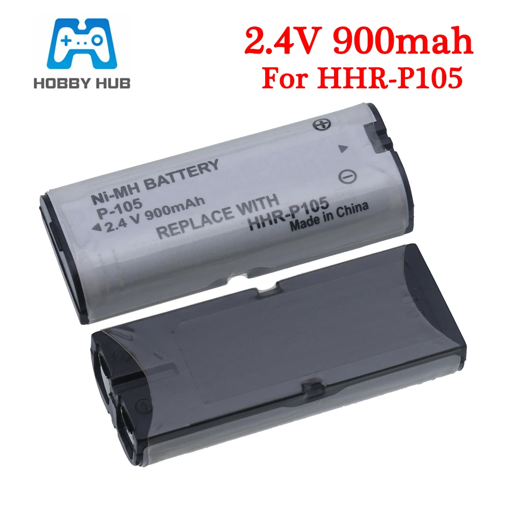 2/4Pcs 2.4V 900Mah Wireless Home Phone Battery For Panasonic Hhr-P105 P105 Hhrp105A Rechargeable Battery Cordless Phone Battery