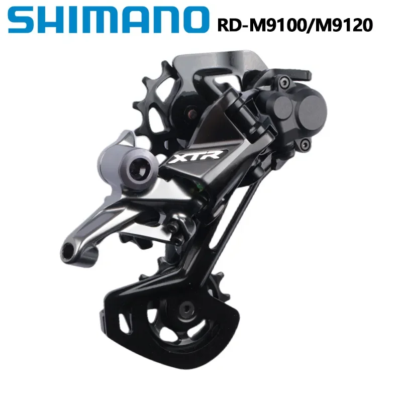 Shimano Xtr M9100 M9120 Deragliatore Posteriore Shadow + Gs Rd M9100 Sgs Long Cage 12 Velocità Mtb Bicicletta Bike Deragliatori