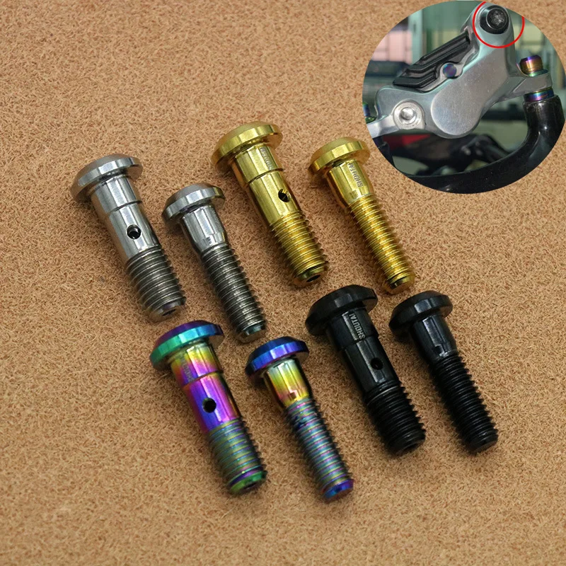 2 Pz Mtb Xtr M9120 Morsetto Freno A Disco Vite Titanio Per Freno Shimano