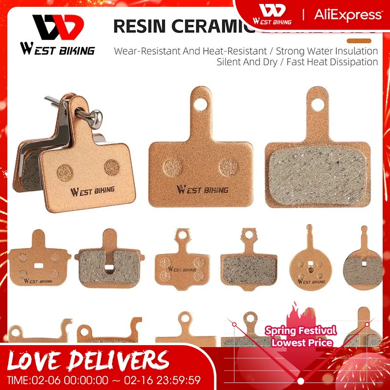 Pastiglie Freno Per Bicicletta In Ceramica In Resina West Biking Per Shimano Deore Mt200 M515 M475 Xtr Xt Promax Dc710 Dc720 Accessori Per Bici