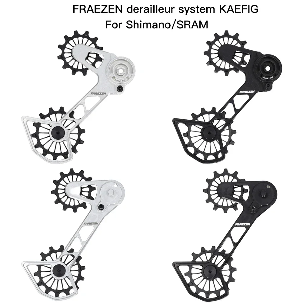 Fraezen Deragliatore Sistema Kaefig Puleggia Ruota Gabbia Oversize Per Shimano Slx Xt Xtr/Sram Eagle Axs Prima Gabbia Di Un Pezzo Al Mondo
