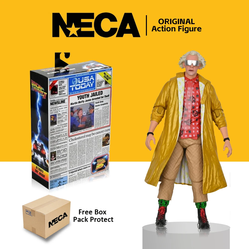 Neca Ritorno Al Futuro 2 Ultimate Doc Brown (2015) 18Cm Action Figur Toy Gifts Collection Toys