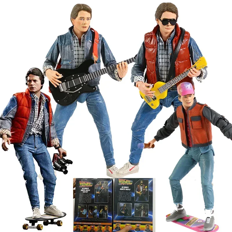 Nuovo Ritorno Al Futuro Parte Ii Neca 1985 Chitarra Martin Mcfly Audition Action Figures Decorazione Modello Giocattolo Per Regali Per Bambini