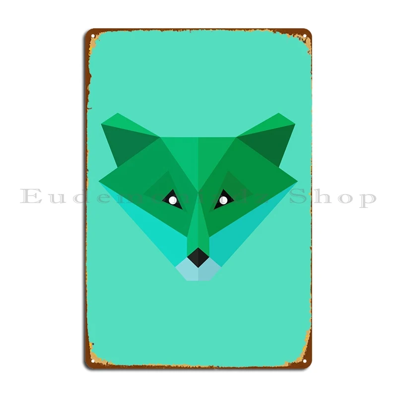 Low Poly Animal Color 47 Metal Platform Poster Decoration Personalizza Garage Print Wall Pub Tin Sign Poster