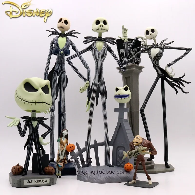 The Nightmare Before Christmas Jack Skellington Action Figure 12 Face Jack Jack Chair Versione Speciale Modello Toy Hallowen Present
