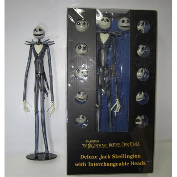 Neca The Nightmare Before Christmas Pumpkin King Jack Tim Burton Action Figure Model Decorations Dolls