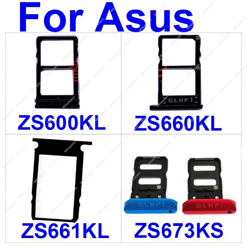 Vassoio Per Sim Card Per Asus Rog Phone Zs600Kl Rog Ii 2 Zs660Kl Rog 3 Zs661Ks Rog 5 Zs673Ks Rog 6 Sim Card Slot Holder