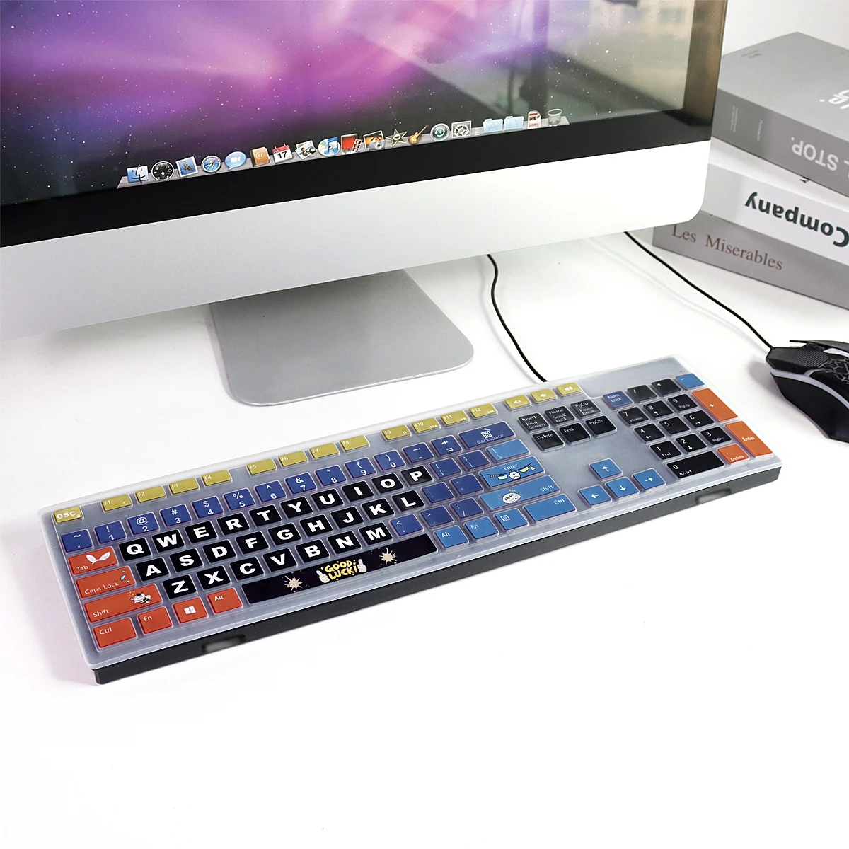 Tastiera Cover Skin Per Dell Km636 Kb216 Tastiera Cablata Per Dell Optiplex 5250/3050/3240/5460/7450/7050 Per Inspiron Aio 3475