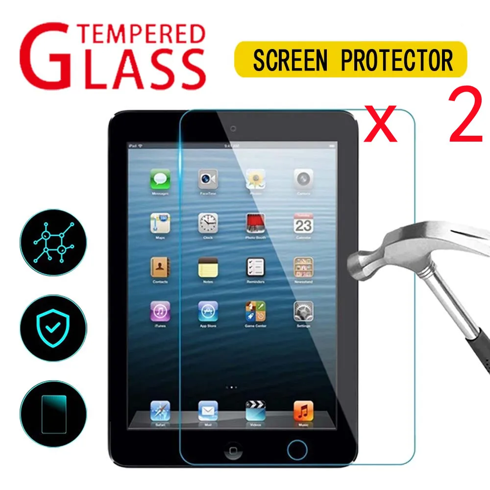 2Pcs Tablet Screen Protector Cover Per Apple Ipad 9Th 8Th 7Th Gen/Ipad 6Th 5Th/ Ipad 4 3 2 9.7 Pollici Pellicola Temperata In Vetro Temperato