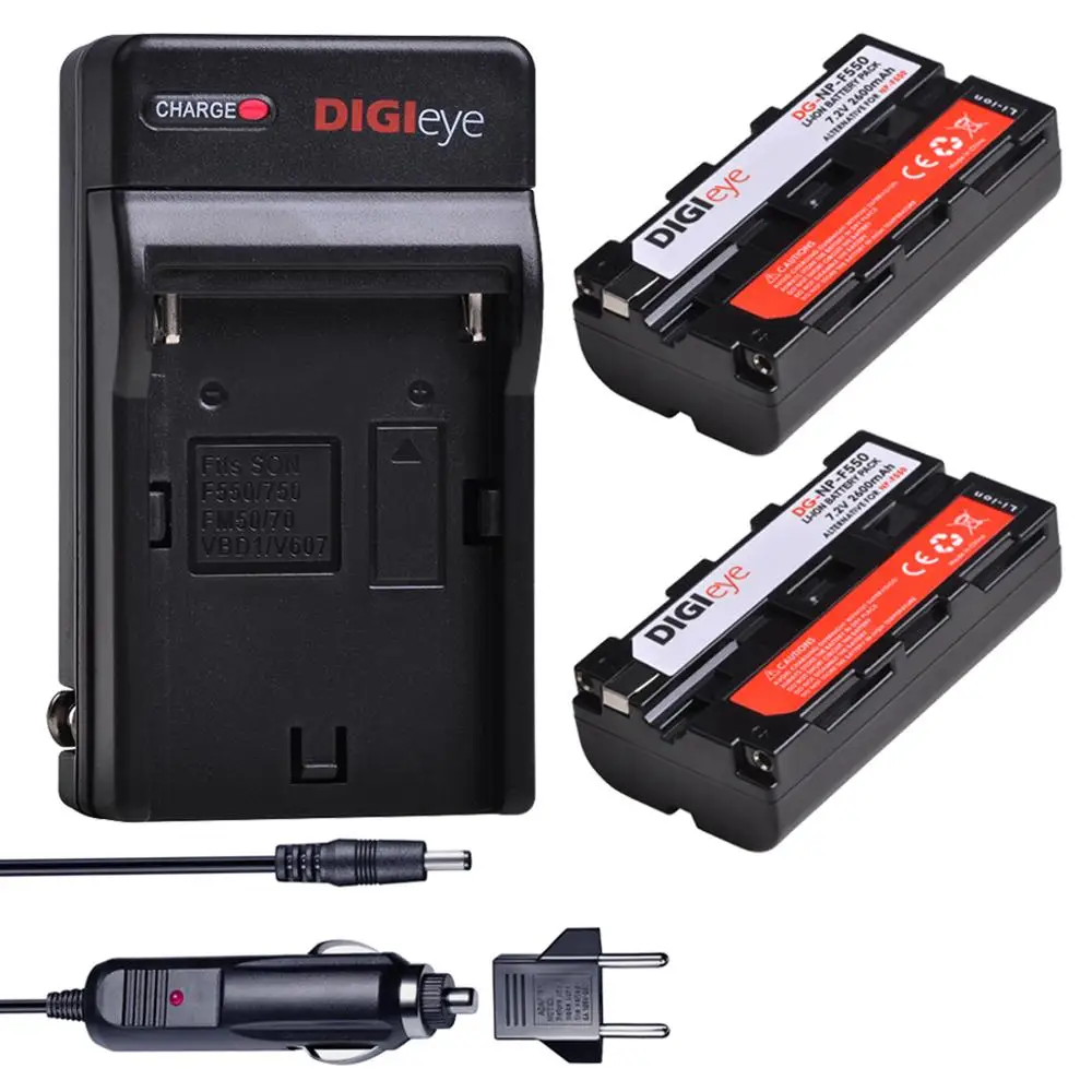 Batteria Np-F570 Np F570 + Kit Caricabatterie Per Sony Blackmagic Pocket Cinema Camera 6K Pro Hdr-Fx1000 Hvr-M10P