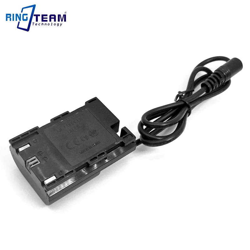 Batteria Fittizia Decodificata Lp-E6 Dr-E6 Accoppiatore Cc Per Canon Eosr Eos R / Blackmagic Pocket Cinema Camera 4K 6K Bmpc4K Bmpcc6K